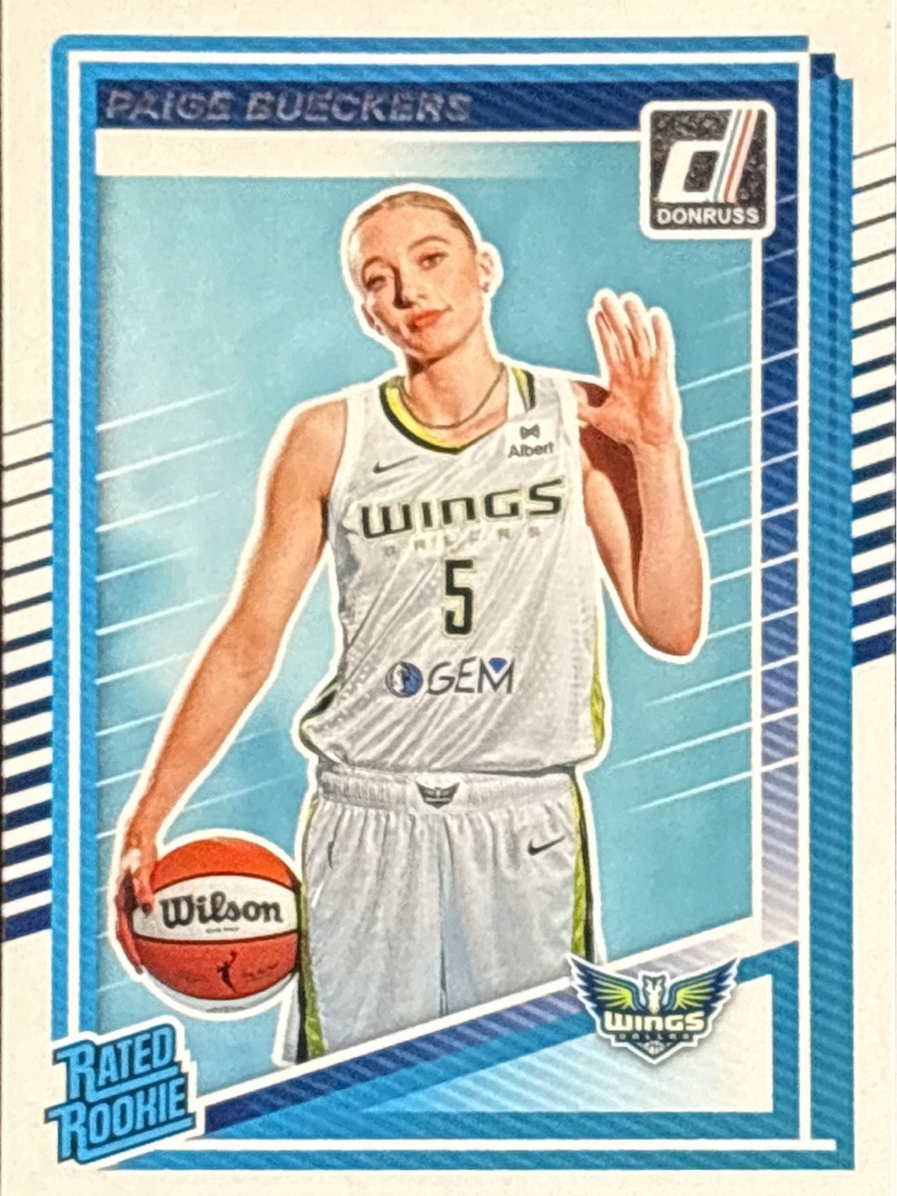 Panini Donruss Paige Bueckers Rookie Basketball Trading Card